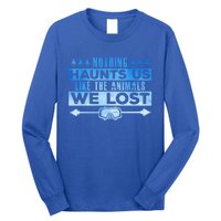 Spearfishing Nothing Haunts Us Dive Fish Hunting Harpoon Gift Long Sleeve Shirt