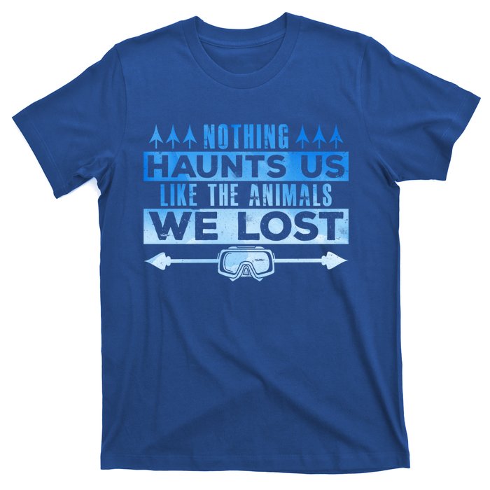 Spearfishing Nothing Haunts Us Dive Fish Hunting Harpoon Gift T-Shirt