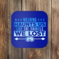 Spearfishing Nothing Haunts Us Dive Fish Hunting Harpoon Gift Coaster