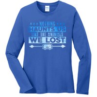 Spearfishing Nothing Haunts Us Dive Fish Hunting Harpoon Gift Ladies Long Sleeve Shirt