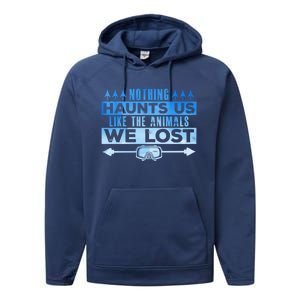 Spearfishing Nothing Haunts Us Dive Fish Hunting Harpoon Gift Performance Fleece Hoodie