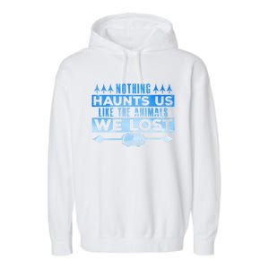 Spearfishing Nothing Haunts Us Dive Fish Hunting Harpoon Gift Garment-Dyed Fleece Hoodie