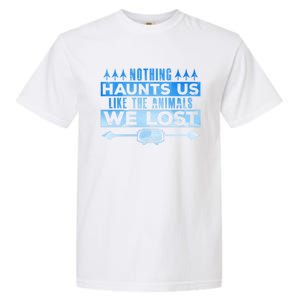 Spearfishing Nothing Haunts Us Dive Fish Hunting Harpoon Gift Garment-Dyed Heavyweight T-Shirt