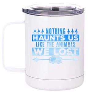 Spearfishing Nothing Haunts Us Dive Fish Hunting Harpoon Gift 12 oz Stainless Steel Tumbler Cup