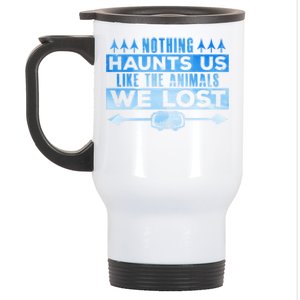 Spearfishing Nothing Haunts Us Dive Fish Hunting Harpoon Gift Stainless Steel Travel Mug