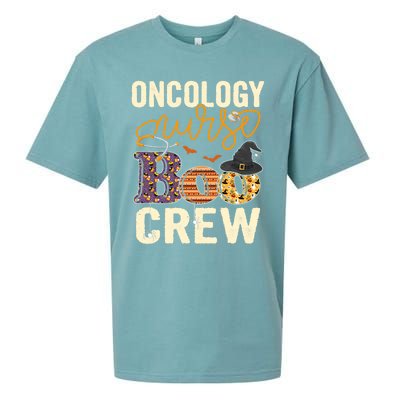 Scary Nurse Halloween Ghost Spider Oncology Nurse Boo Crew Gift Sueded Cloud Jersey T-Shirt