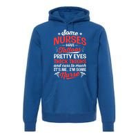 Some Nurse Have Tattoos Nursing Funny Rn Lpn Cna Gift Premium Hoodie