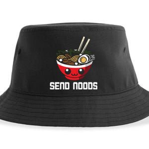 Send Noods Hoodie Funny Noodle Kawaii Adult Pun Ra Sustainable Bucket Hat