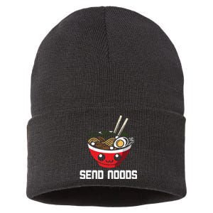 Send Noods Hoodie Funny Noodle Kawaii Adult Pun Ra Sustainable Knit Beanie