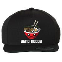 Send Noods Hoodie Funny Noodle Kawaii Adult Pun Ra Wool Snapback Cap