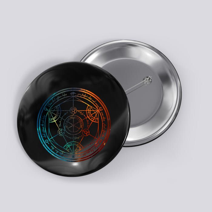 Space Nebula Human Transmutation Circle Button