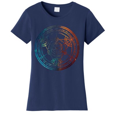 Space Nebula Human Transmutation Circle Women's T-Shirt