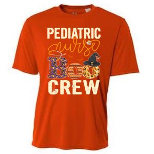 Scary Nurse Halloween Ghost Spider Pediatric Nurse Boo Crew Gift Cooling Performance Crew T-Shirt