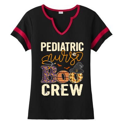 Scary Nurse Halloween Ghost Spider Pediatric Nurse Boo Crew Gift Ladies Halftime Notch Neck Tee