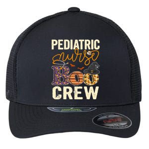 Scary Nurse Halloween Ghost Spider Pediatric Nurse Boo Crew Gift Flexfit Unipanel Trucker Cap