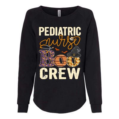 Scary Nurse Halloween Ghost Spider Pediatric Nurse Boo Crew Gift Womens California Wash Sweatshirt