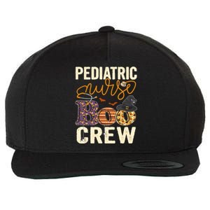 Scary Nurse Halloween Ghost Spider Pediatric Nurse Boo Crew Gift Wool Snapback Cap