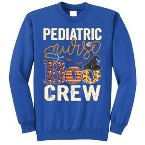 Scary Nurse Halloween Ghost Spider Pediatric Nurse Boo Crew Gift Sweatshirt