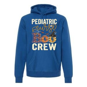 Scary Nurse Halloween Ghost Spider Pediatric Nurse Boo Crew Gift Premium Hoodie