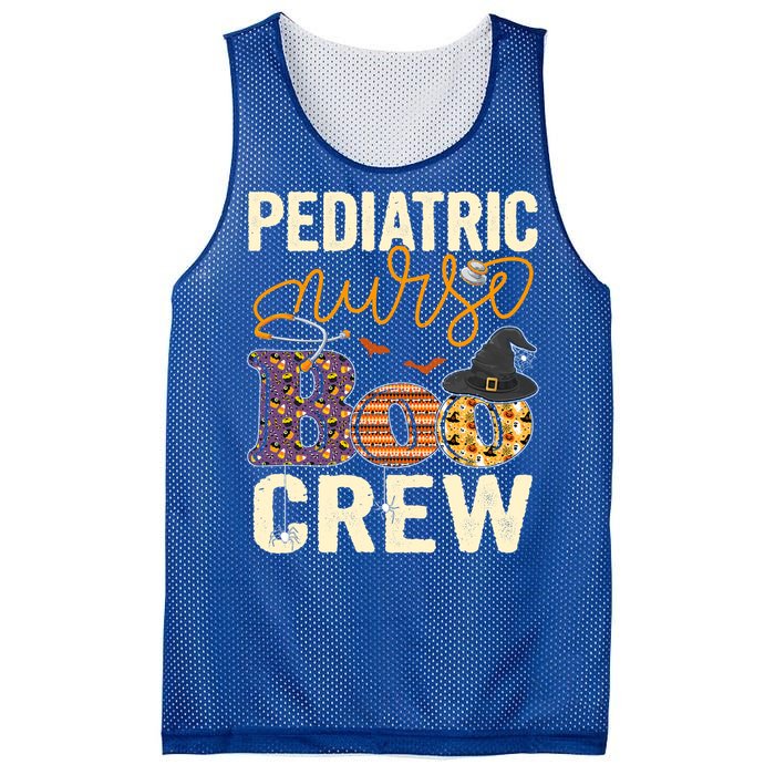 Scary Nurse Halloween Ghost Spider Pediatric Nurse Boo Crew Gift Mesh Reversible Basketball Jersey Tank