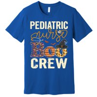 Scary Nurse Halloween Ghost Spider Pediatric Nurse Boo Crew Gift Premium T-Shirt