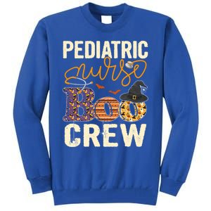 Scary Nurse Halloween Ghost Spider Pediatric Nurse Boo Crew Gift Tall Sweatshirt