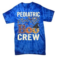 Scary Nurse Halloween Ghost Spider Pediatric Nurse Boo Crew Gift Tie-Dye T-Shirt