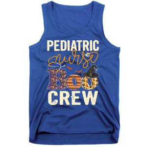 Scary Nurse Halloween Ghost Spider Pediatric Nurse Boo Crew Gift Tank Top