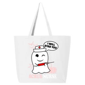 Scrub Nurse Halloween I Will Stab You Funny Ghost Great Gift 25L Jumbo Tote