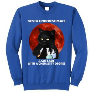 Science Nerdy Humor Chemistry Teacher Cat Feline Lover Meaningful Gift Sweatshirt