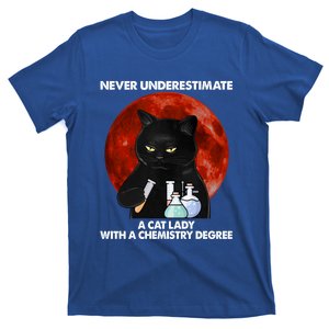 Science Nerdy Humor Chemistry Teacher Cat Feline Lover Meaningful Gift T-Shirt