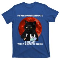 Science Nerdy Humor Chemistry Teacher Cat Feline Lover Meaningful Gift T-Shirt