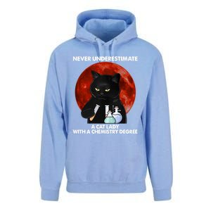 Science Nerdy Humor Chemistry Teacher Cat Feline Lover Meaningful Gift Unisex Surf Hoodie