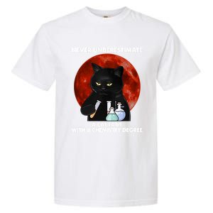 Science Nerdy Humor Chemistry Teacher Cat Feline Lover Meaningful Gift Garment-Dyed Heavyweight T-Shirt