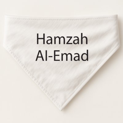 Slushy Noobz Hamzah Ai Emad Sucks More USA-Made Doggie Bandana