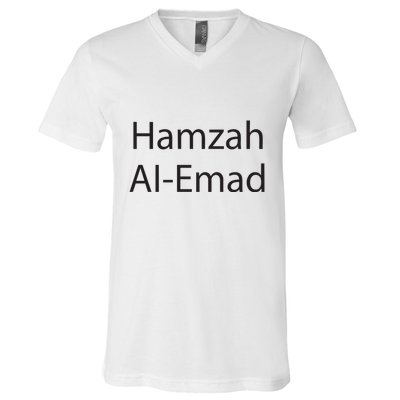 Slushy Noobz Hamzah Ai Emad Sucks More V-Neck T-Shirt