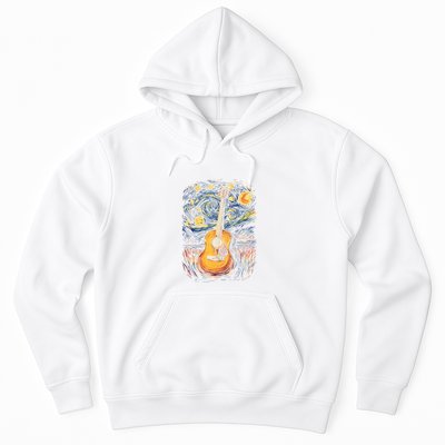 Starry Night Inspired Acoustic Guitar Hoodie