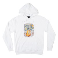 Starry Night Inspired Acoustic Guitar Hoodie