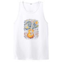 Starry Night Inspired Acoustic Guitar PosiCharge Competitor Tank