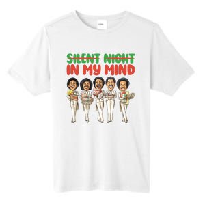 Silent Night In My Mind Black African American Christmas Tall Fusion ChromaSoft Performance T-Shirt