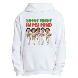 Silent Night In My Mind Black African American Christmas Urban Pullover Hoodie