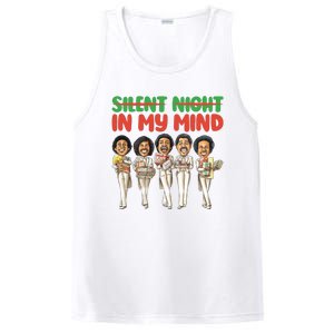 Silent Night In My Mind Black African American Christmas PosiCharge Competitor Tank