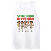 Silent Night In My Mind Black African American Christmas PosiCharge Competitor Tank