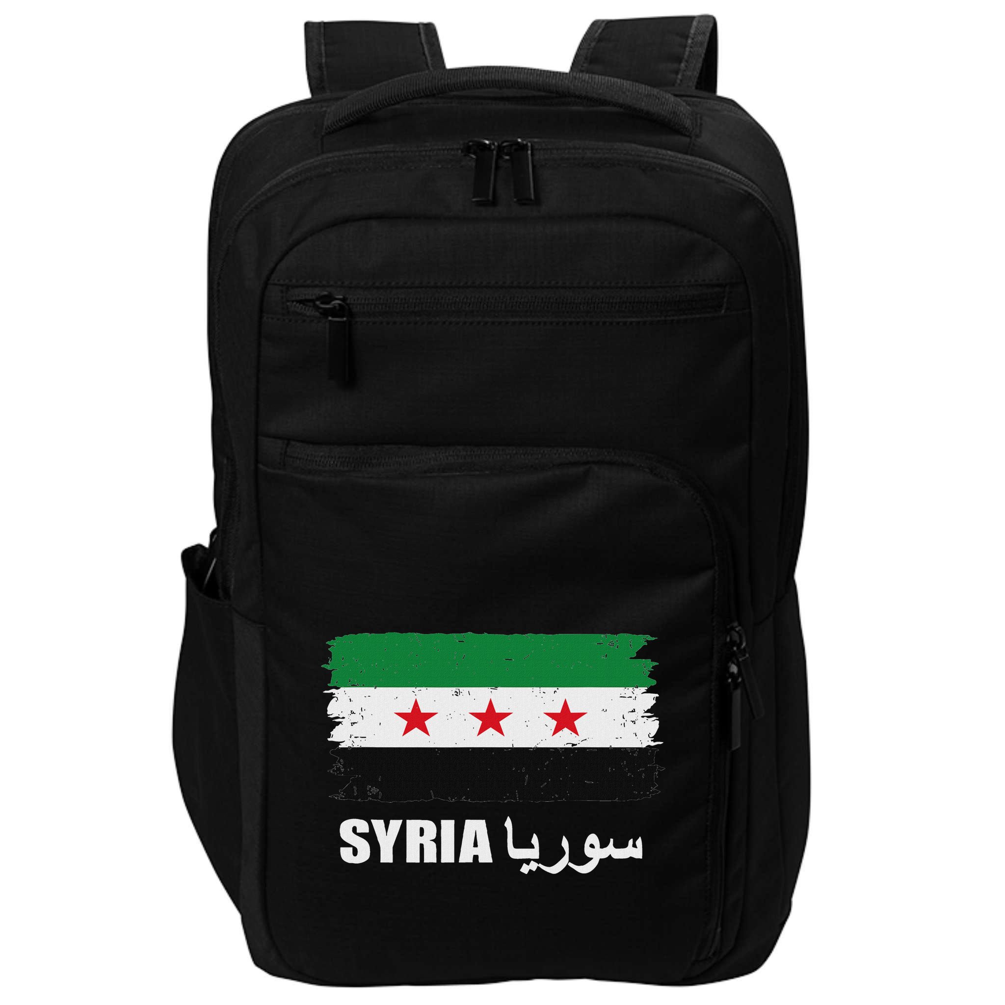 Syria Name In Arabic Syria Flag New Syrian Flag Syria Impact Tech Backpack