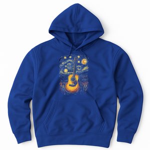 Starry Night Inspired Acoustic Guitar Hoodie