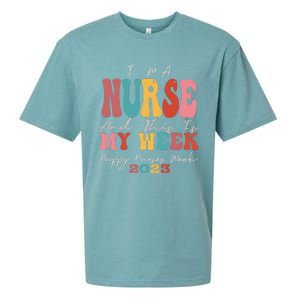 Student Nurse I'm A Nurse And This Is My Week Happy Gift Sueded Cloud Jersey T-Shirt