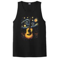 Starry Night Inspired Acoustic Guitar PosiCharge Competitor Tank