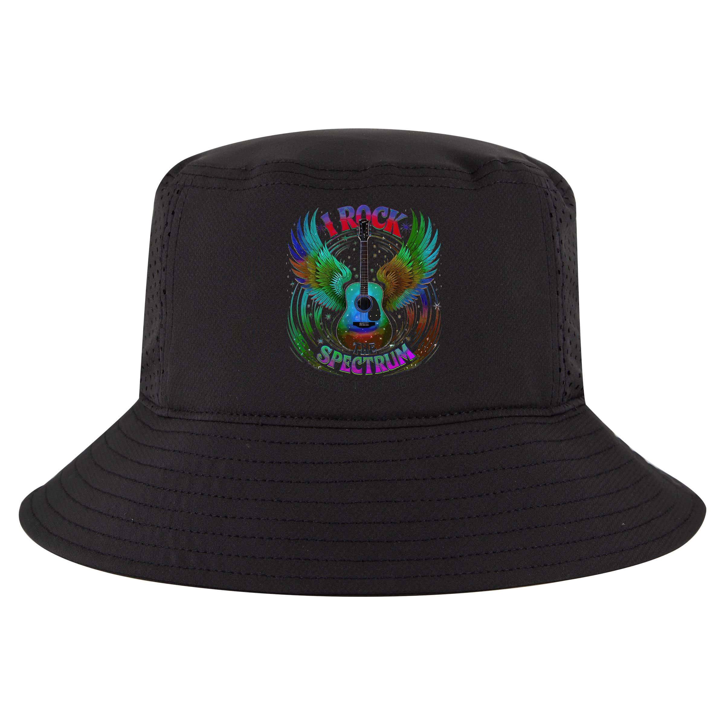 Spectrum Neurodiversity I ROCK THE SPECTRUM Autism Mom Cool Comfort Performance Bucket Hat