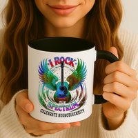 Spectrum Neurodiversity I ROCK THE SPECTRUM Autism Mom Mug