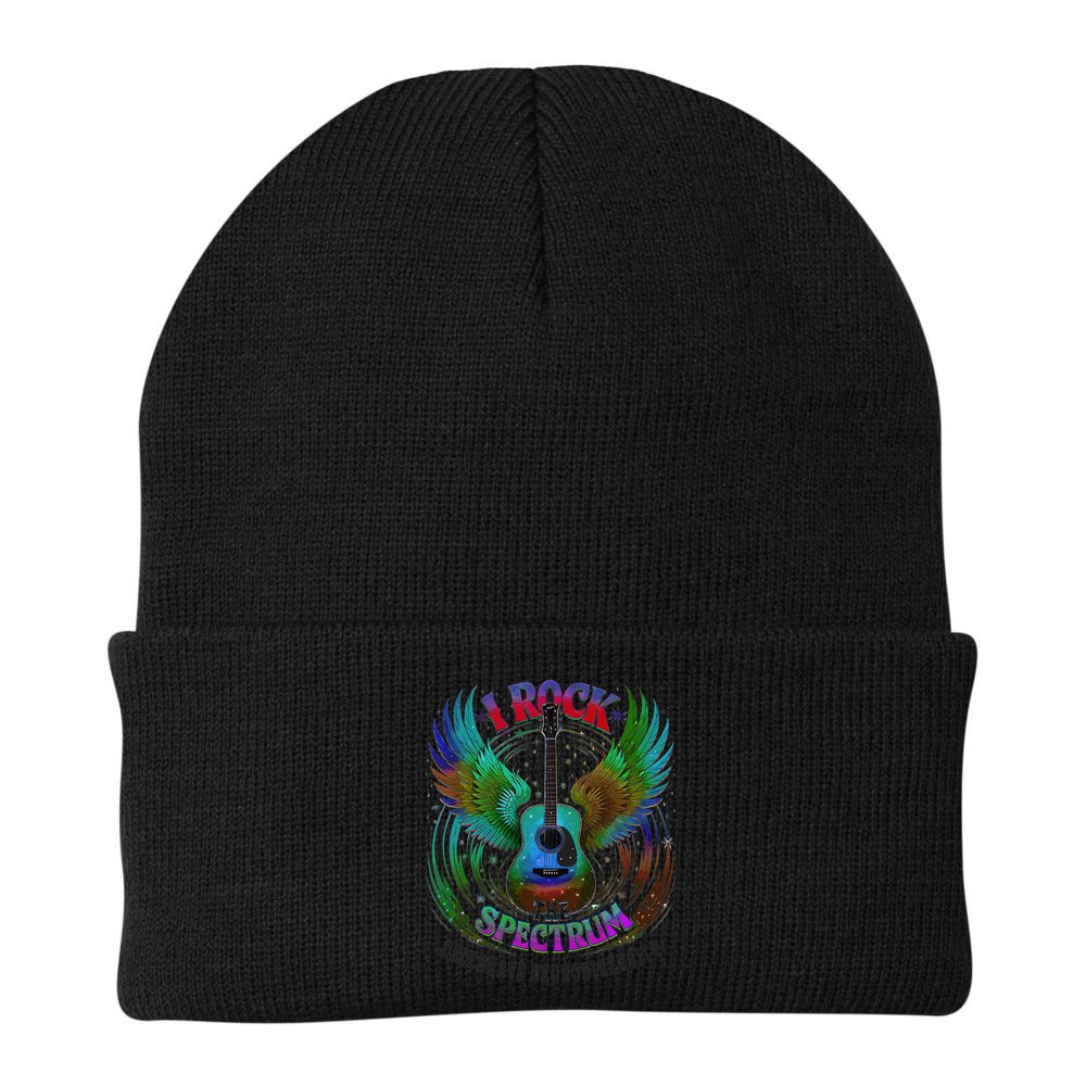 Spectrum Neurodiversity I ROCK THE SPECTRUM Autism Mom Beanie